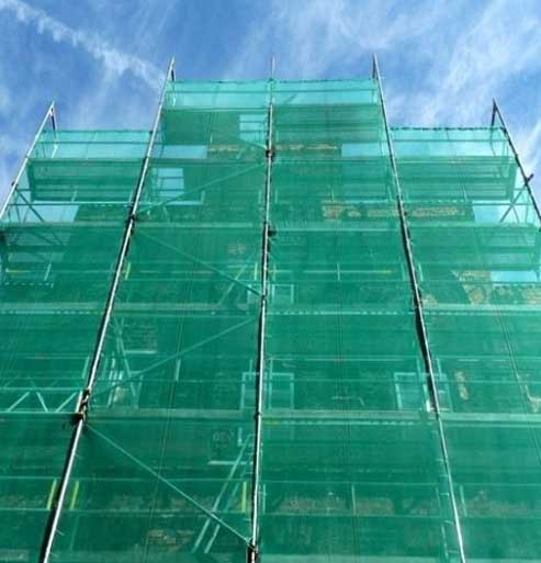 Professional safety net installation